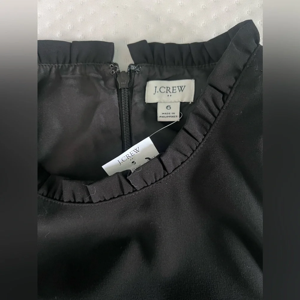 NWT J Crew Ruffleneck suit dress - Picture 6 of 10